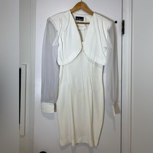 Vintage White Dress Set